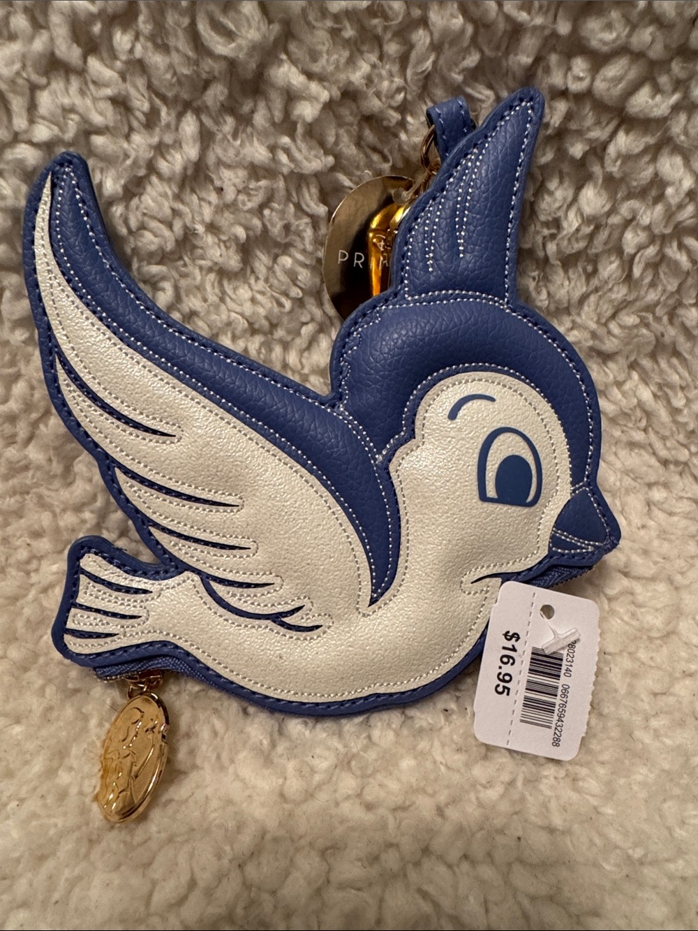 Bath & Body Works Disney Princess SNOW WHITE Coin Purse Blue Bird (NEW)